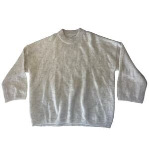 Swedish Kappahl Mohair Wool Blend Mock Neck Sweater Size Womens Large